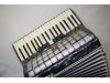 Parrot pearlescent grey 80 bass accordion